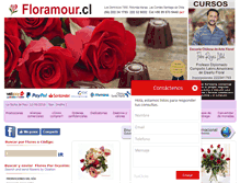 Tablet Screenshot of florerias.cl
